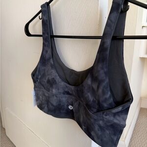 Lululemon Align Bra Black/Gray Tie-Dye Reversible